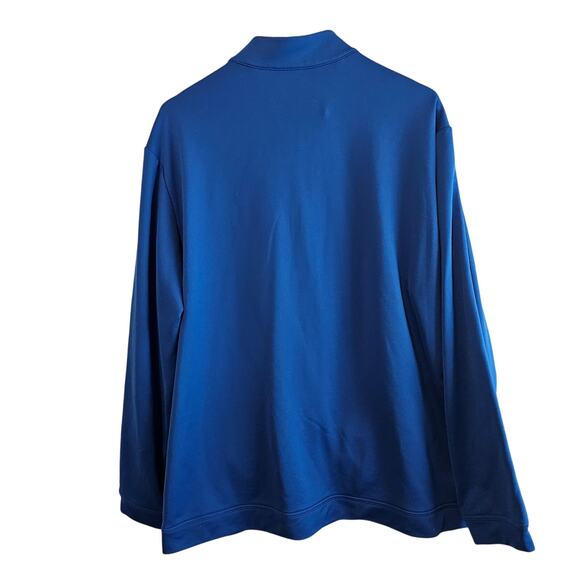 Adidas Golf Full Zip Jacket Men 2XL Blue Mock Neck Athleisure Sports Outdoors - Picture 2 of 11